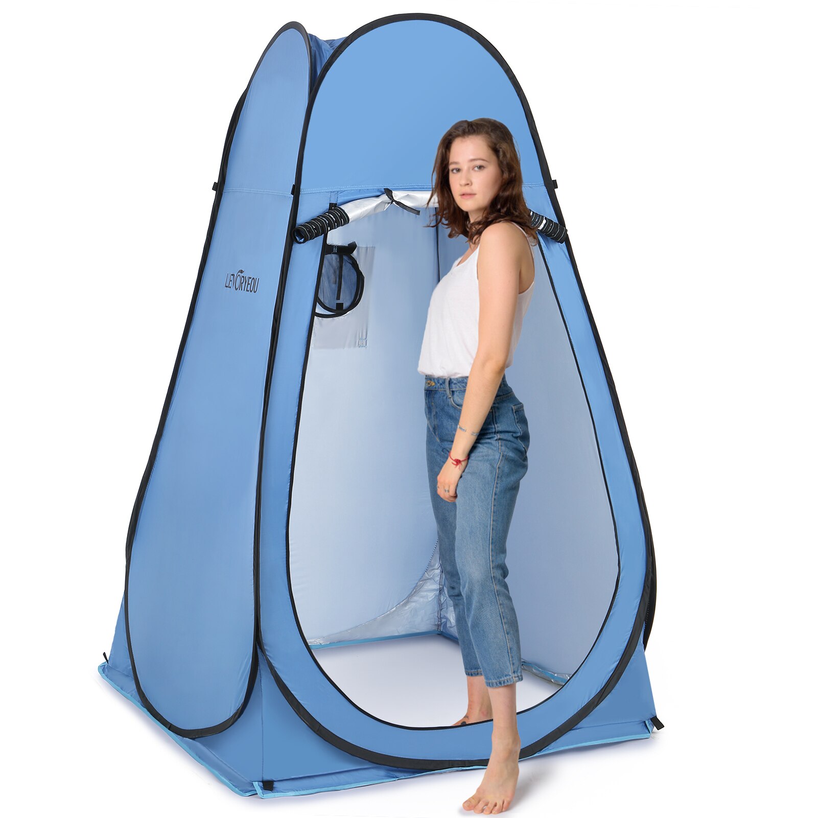 Cheap Goat Tents Pop Up Privacy Shelter Tent Portable Outdoor Camping Beach Instant Shower Toilet Changing Tent Sun Rain Shelter with Window   